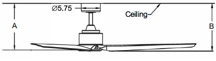 Fanimation TriAire Downrod