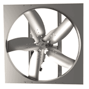 Sidewall Belt Drive Propeller Supply Fan
