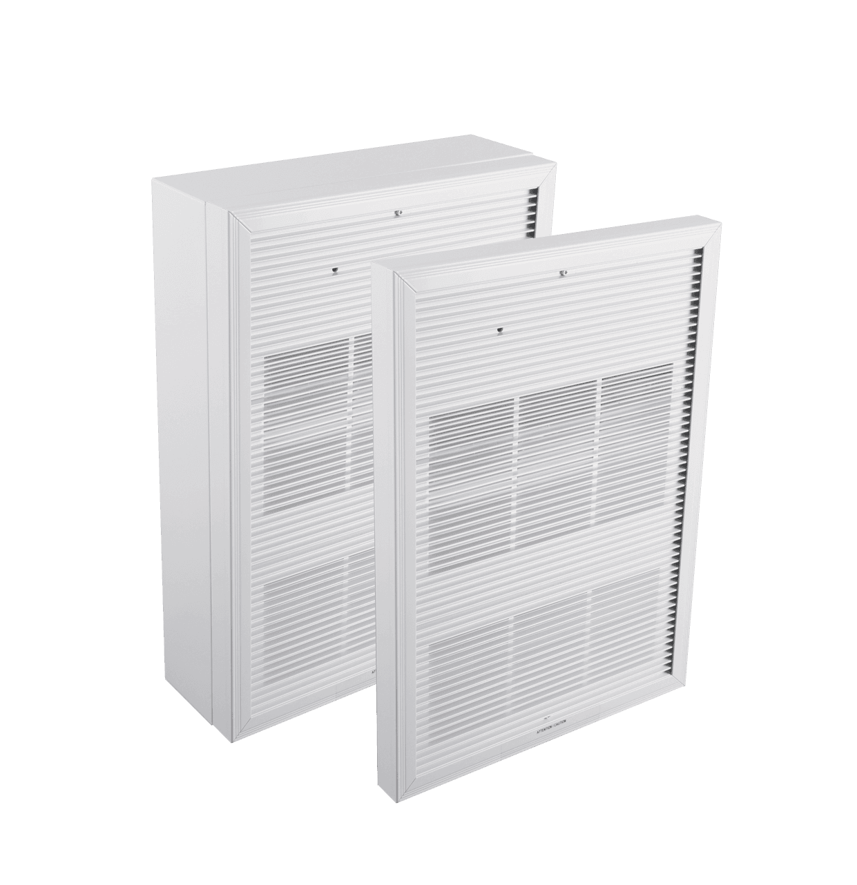 Ouellet OAWH 12000W - (208V/1Ø) Architectural Aluminum Wall Fan Heater - Almond