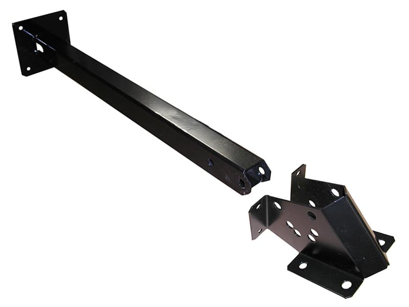 Wall mount arm kit: Painted steel